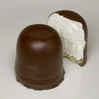 Chocolate-coated marshmallow treats