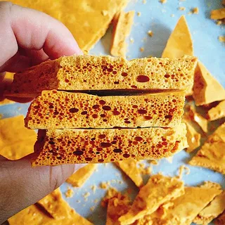 Honeycomb toffee